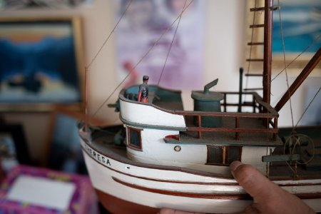 Wooden Model of the <i>F/V Theresa</i>