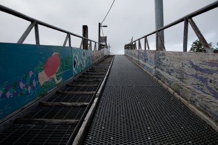 Artwork on Boat Ramp in Craig Harbor