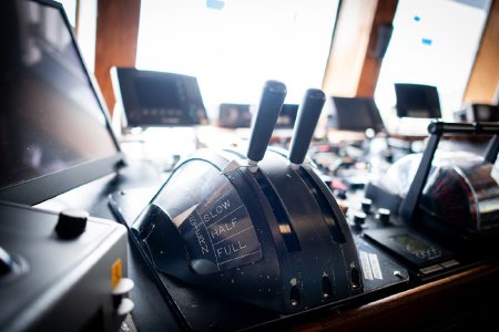 Engine Telegraph on the <i>M/V Columbia</i>