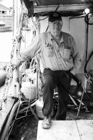 David E. Hashagen on Deck of the <i>F/V Voyager</i>