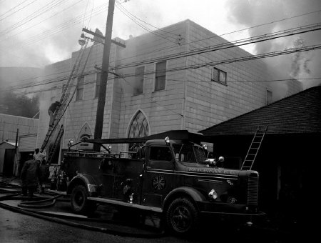 Presbyterian Church fire
