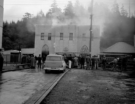 Presbyterian Church fire