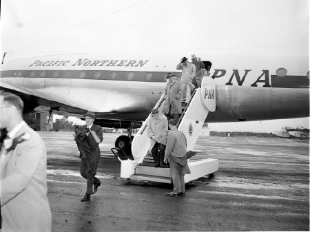 Pacific Northern Airlines at Annette Island, 1955