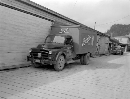 Ireland Transfer Company Refrigerator Truck, 1953