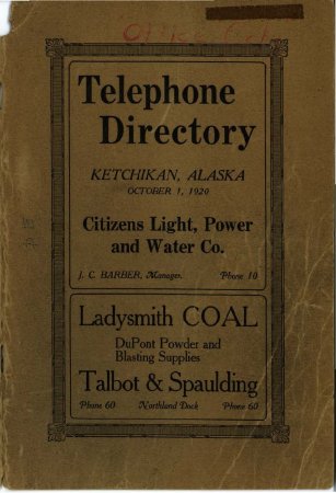 Directory, Telephone                    