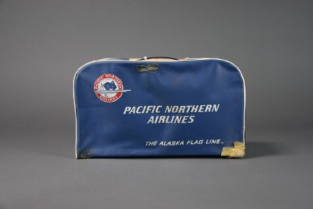 Pacific Northern Airlines flight bag back view