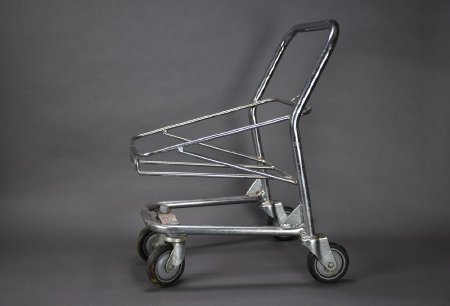 Shopping cart frame- proper left