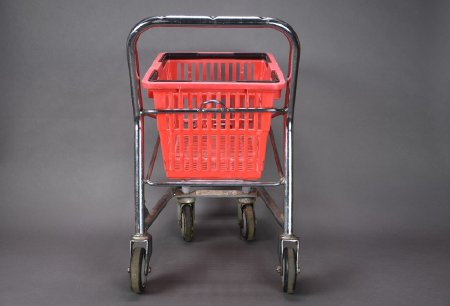 Shopping cart- handle view